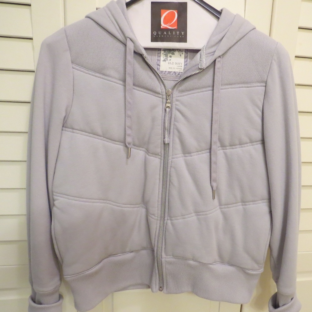 Old Navy Women's Quilted Jacket ~ Gray ~ L